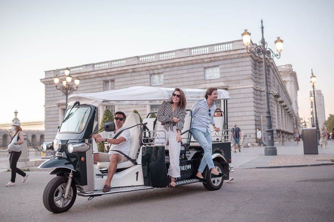 Madrid : 4 heures de Tuk Tuk électrique Palais royal
