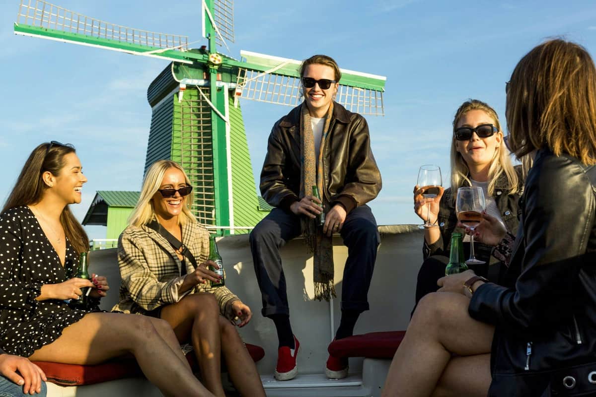 Zaanse Schans : Croisière sur les moulins Windmills and the boat