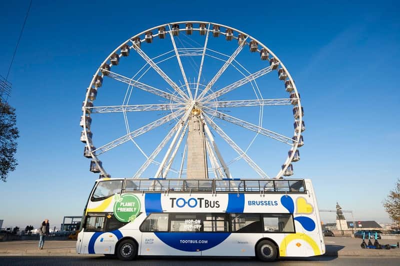 Tootbus Brussels: Visite en bus électrique avec arrêt et montée