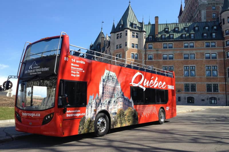 Ville de Québec : circuit en Bus Hop-on Hop-off d'un ou deux jours