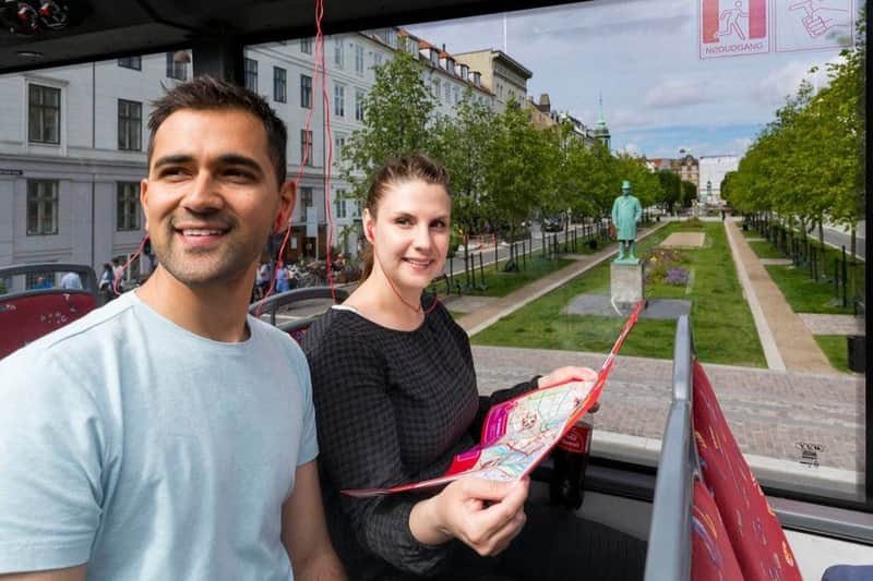 City Sightseeing Copenhague : 48 heures d'excursion en bus avec arrêts et montées pour tous les itinéraires