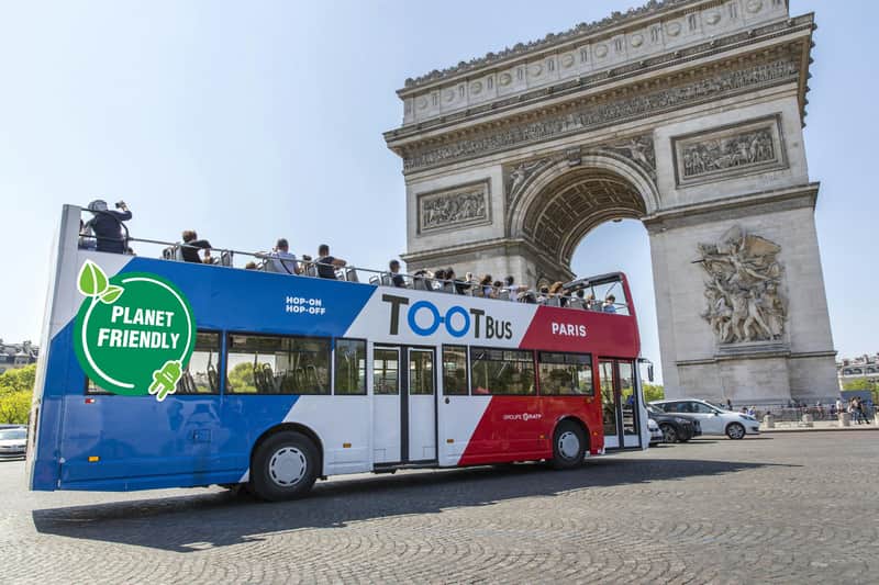 Tootbus Paris: Bus Touristique écologique (Hop-on Hop-off)
