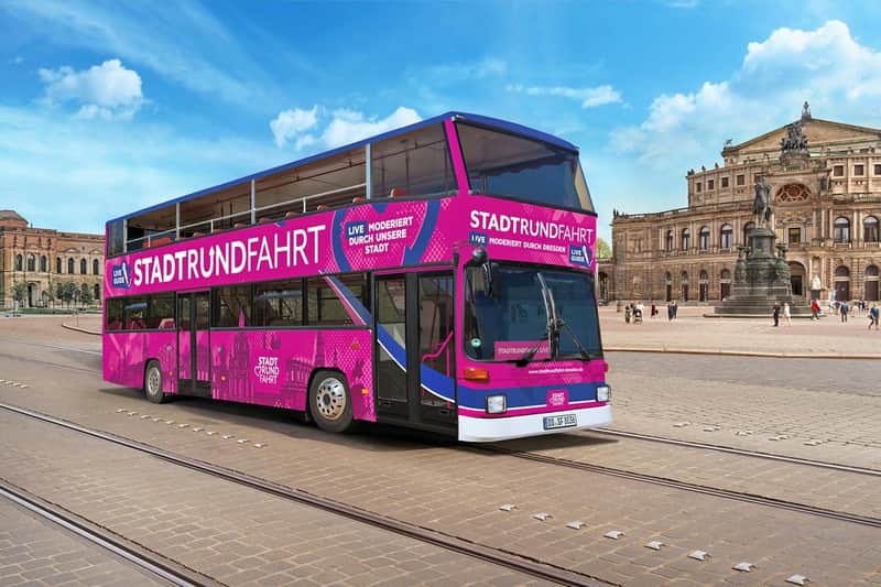 Visite de la ville de Dresde en bus