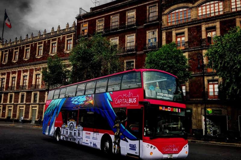 Mexico : Visite nocturne en bus