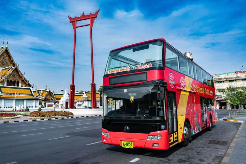 City Sightseeing Bangkok : Circuit de 24 à 72 heures en bus avec embarquement et débarquement automatique