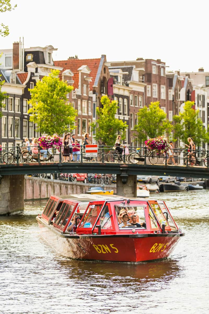 Bateau touristique Amsterdam