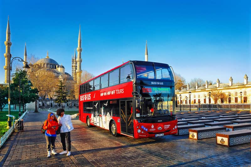 Istanbul : 1 jour de visite en bus avec arrêt et montée + audioguide