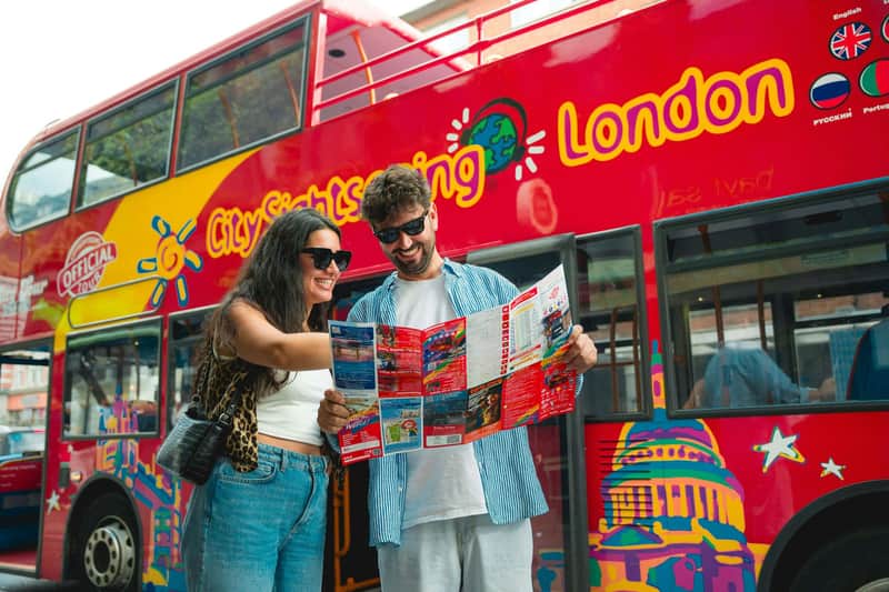 Londres : Bus Hop-on Hop-off + Uber Boat